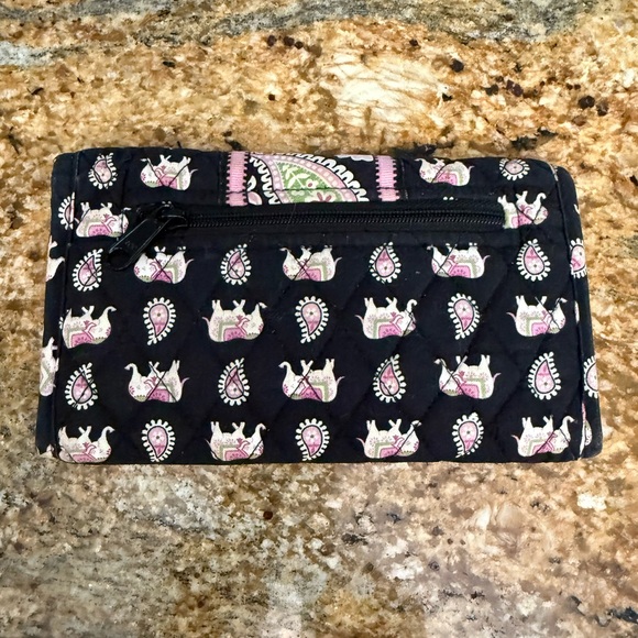 Retired Vera Bradley Pink Elephants wallet - Picture 2 of 6